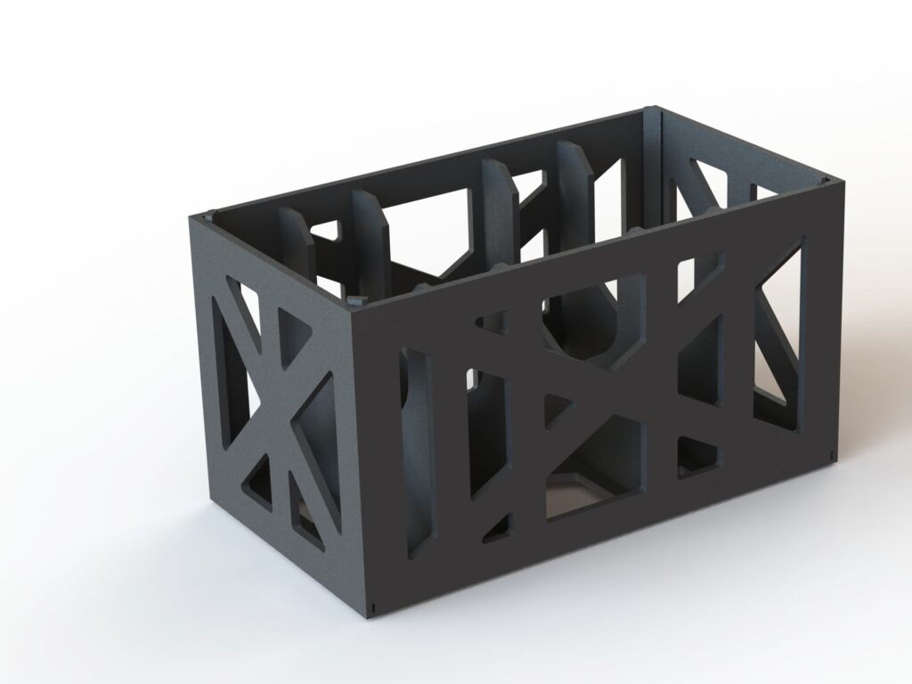 HDPE Bespoke Crate for industrial components