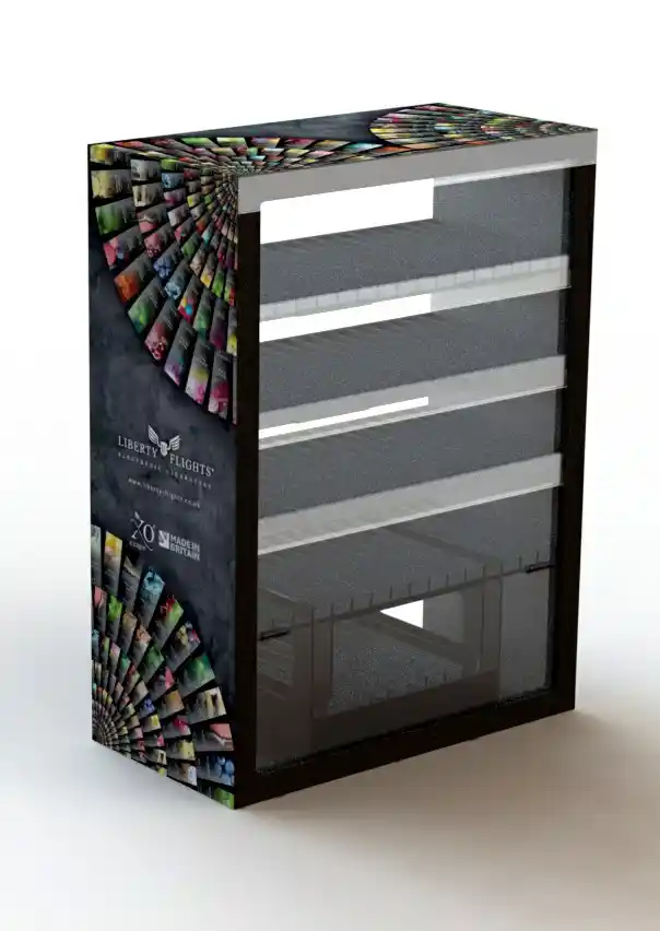 Vape Liquid and accessories displays