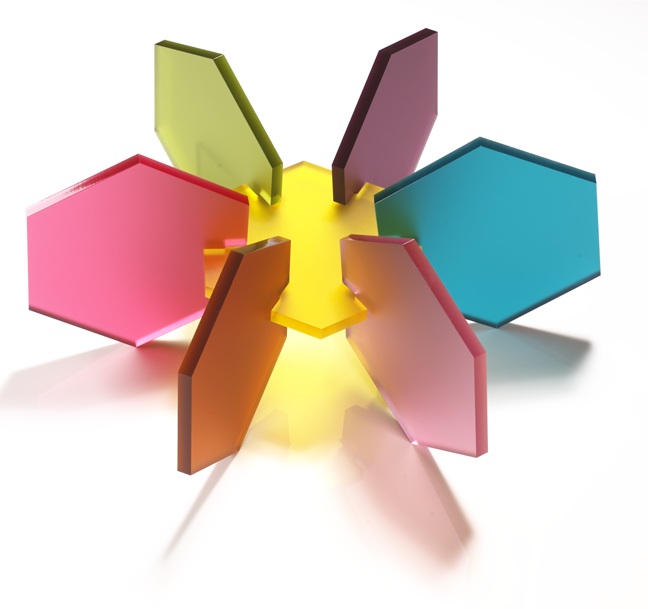 Coloured Plastic Materials